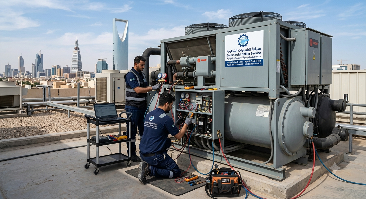صيانة الشيلرات التجارية في الرياض - Commercial Chiller Service