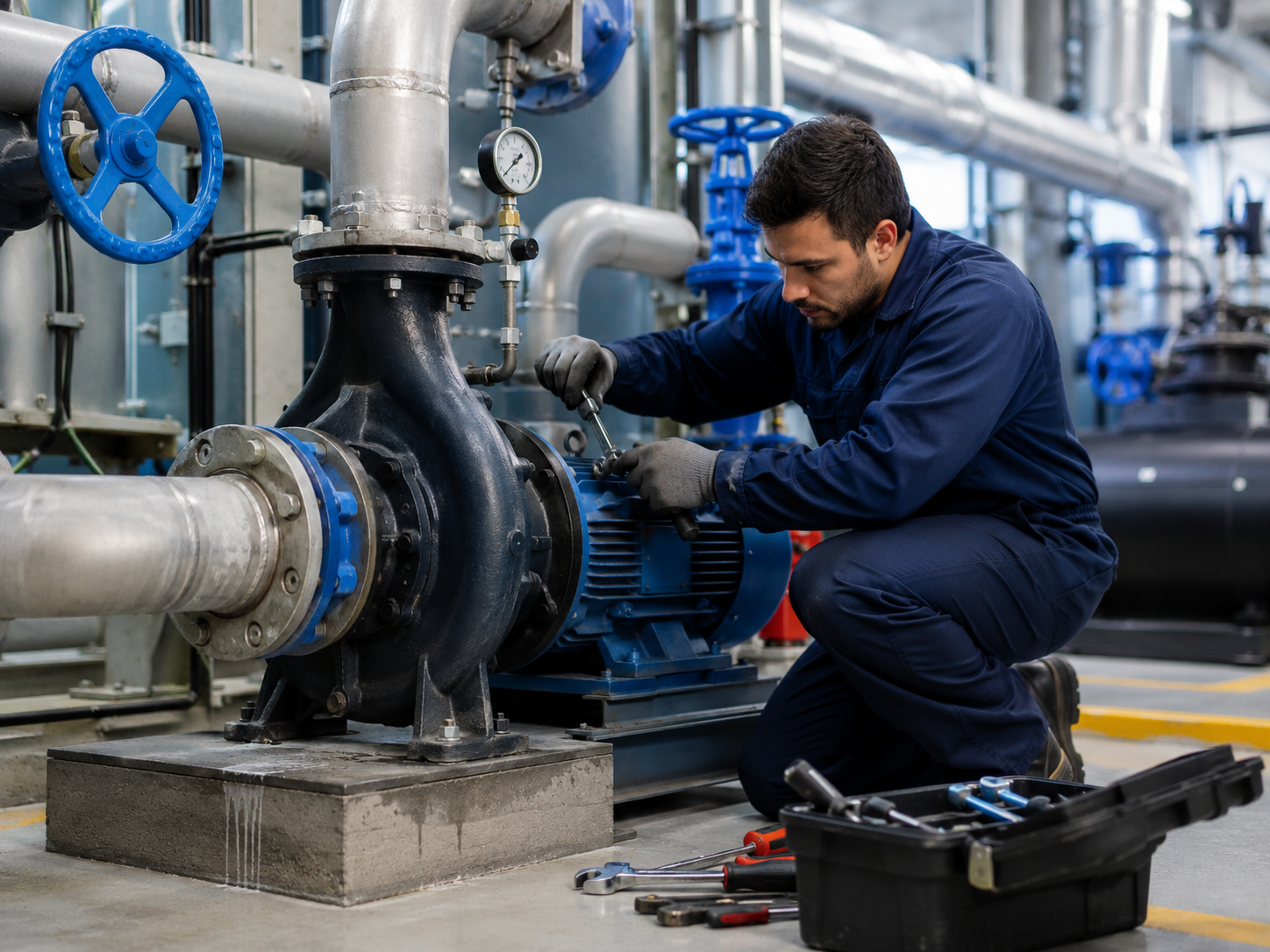 إصلاح مضخات الشيلر في الرياض - Chiller Pump Repair